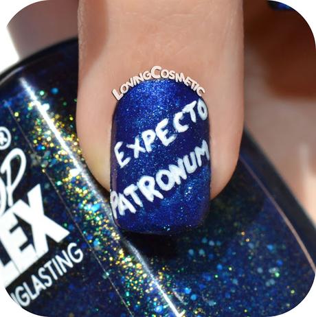 Nail Art Expecto Patronum - Harry Potter Nail Art Expecto Patronum - Harry Potter