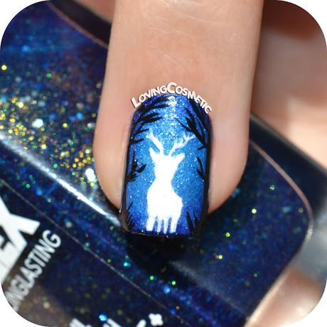 Nail Art Expecto Patronum - Harry Potter Nail Art Expecto Patronum - Harry Potter