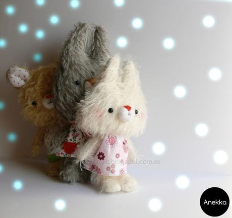 juguetes de mohair natural sweet and cute mohair plush