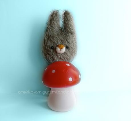 muñeco conejito de mohair artist miniature bunny
