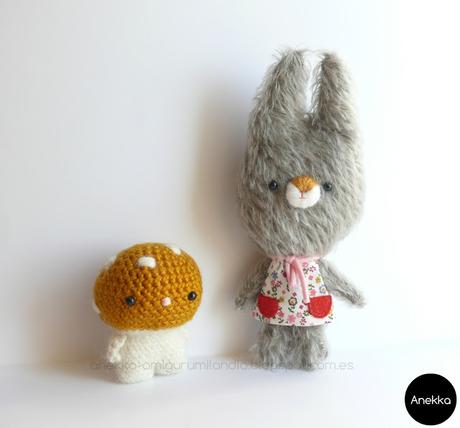 juguete de mohair conejito artist bunny mohair