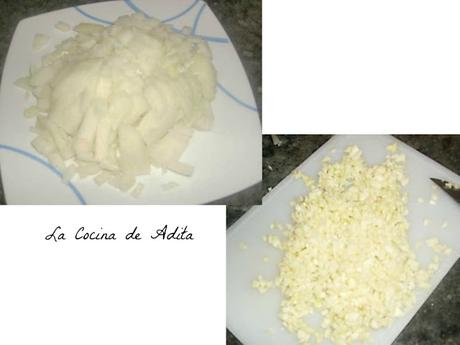 Conejo en salsa estilo Adita Conejo en salsa estilo Adita