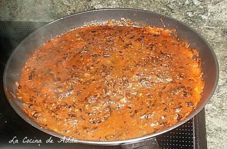 Conejo en salsa estilo Adita Conejo en salsa estilo Adita