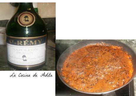 Conejo en salsa estilo Adita Conejo en salsa estilo Adita