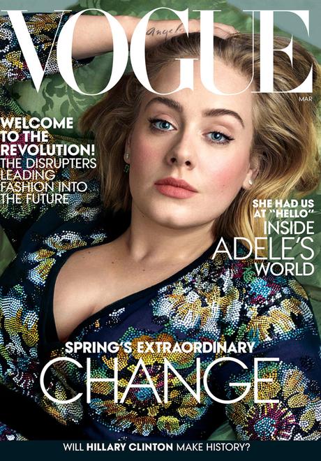 Adele Vogue March 2016