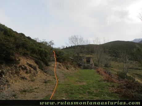 Fin de pista y toma de sendero