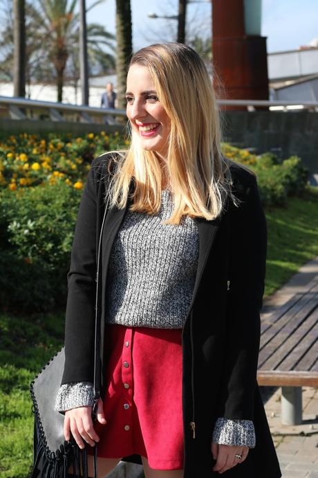 Outfit con botas altas en invierno Outfit con botas altas en invierno