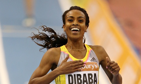 Genzebe Dibaba destroza el récord del mundo de la milla en Estocolmo (4’13”31)