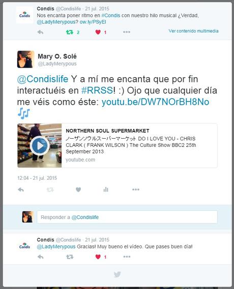 El Community de Condis me endulza la vida ¡Gracias! condislife interacción.jpg