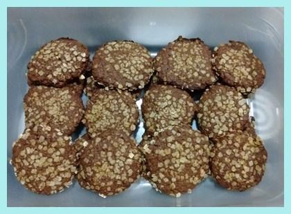 Galletas de avena y chocolate 