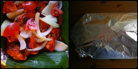 Elaboración del pollo yucateco Paso 3 Elaboración del pollo yucateco Paso 3