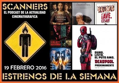 Estrenos de la Semana 19 de Febrero de 2016 por el Podcast Scanners Estrenos de la Semana 19 de Febrero de 2016 por el Podcast Scanners