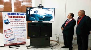 En Corte Superior de Justicia de Huaura: INAUGURAN SISTEMA DE NOTIFICACIONES ELECTRÓNICAS…