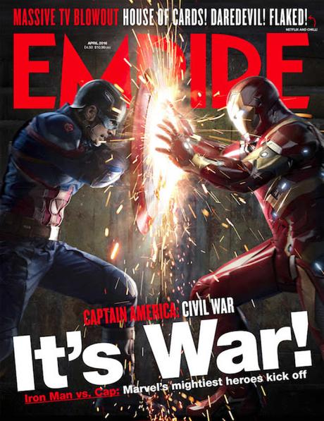 Nueva portada de la revista EMPIRE rinde homenaje al comic de CIVIL WAR
