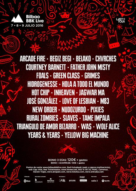 Bilbao BBK Live 2016 Bilbao BBK Live 2016