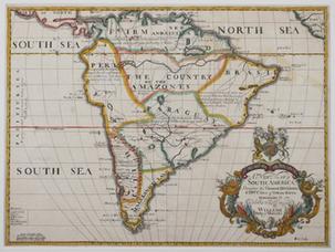 Mapa publicado en Oxford en 1690, y extraído del sitio Raremaps.com. Clic para ampliar.