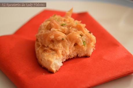 Paté de bacalao ahumado en caliente al té