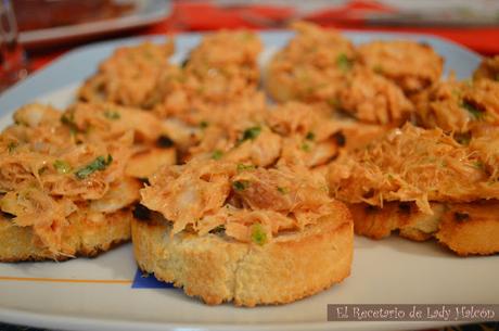 Paté de bacalao ahumado en caliente al té