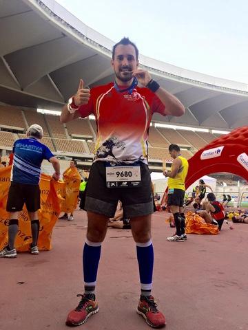 Lluvia de récord en una edición historia de la Maratón de Sevilla 2016.
( Mi quinta Maratón )