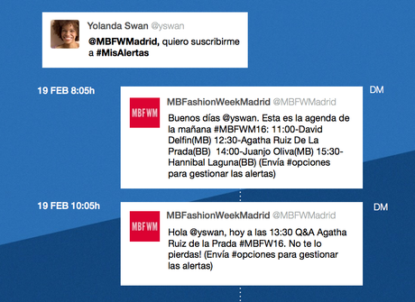 Un robot de Twitter estuvo “presente” en una pasarela de moda Un robot de Twitter estuvo “presente” en una pasarela de moda