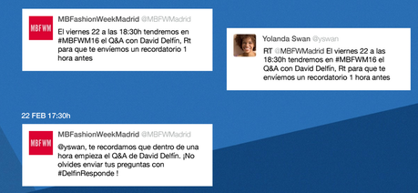 Un robot de Twitter estuvo “presente” en una pasarela de moda Un robot de Twitter estuvo “presente” en una pasarela de moda