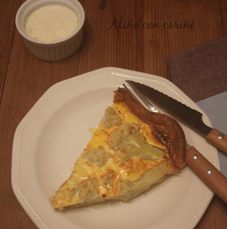 QUICHE DE COLIFLOR Y JAMÓN