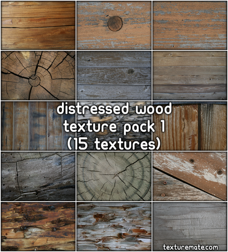 Free Texture Pack for Commercial Use - Distressed Wood 1