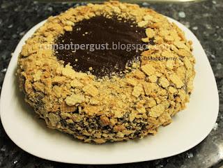Tarta tipo Ferrero Rocher Tarta tipo Ferrero Rocher