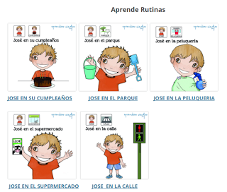 Cuentos en la web para niños con autismo