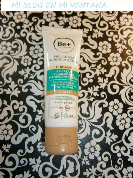 BB cream reguladora matificante de Be+. BB cream reguladora matificante de Be+.