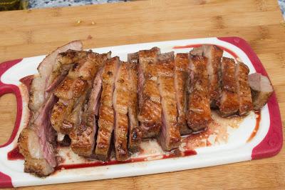 Pato con mermelada de arándanos Pato con mermelada de arándanos