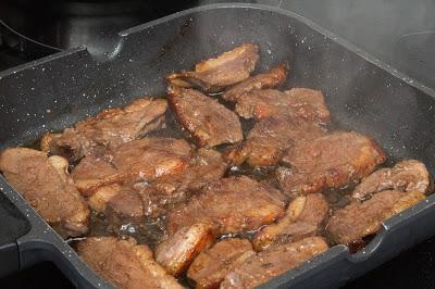 Pato con mermelada de arándanos Pato con mermelada de arándanos