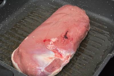 Pato con mermelada de arándanos Pato con mermelada de arándanos