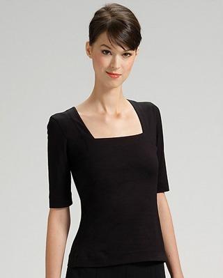 como disimular hombros caidos o estrechos escote cuadrado