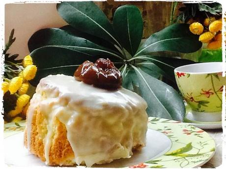 Bizcochos para el desayuno I Tarta blanquita con higo