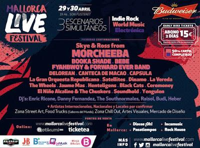 Mallorca Live Festival 2016: Morcheeba, Bebe, Delorean, Canteca de Macao, Fyahbwoy... Mallorca Live Festival 2016: Morcheeba, Bebe, Delorean, Canteca de Macao, Fyahbwoy...