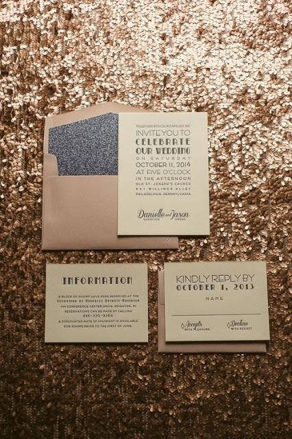 Inspiración glitter para tu boda Inspiración glitter para tu boda