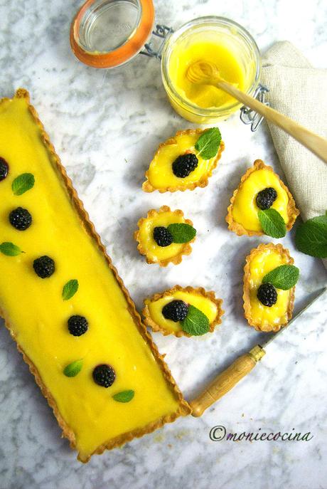 Pâte Sucrée Lemon Curd Tart