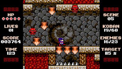 Ninja Senki DX: estrellas ninja a tutiplén en un plataformas 2D herencia de los juegos para NES Ninja Senki DX: estrellas ninja a tutiplén en un plataformas 2D herencia de los juegos para NES