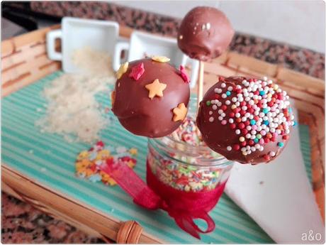 Cake pops de chocolate