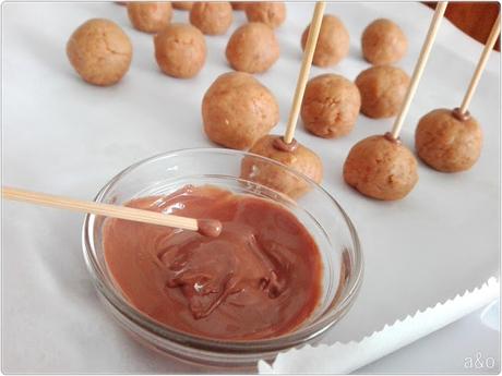 Cake pops de chocolate