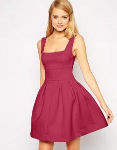 escotes: ¿cual me favorece mas? escote cuadrado vestido rosa