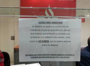 Pequeños ingresos en la cuenta de un tercero #Pequeños ingresos en la cuenta de un tercero