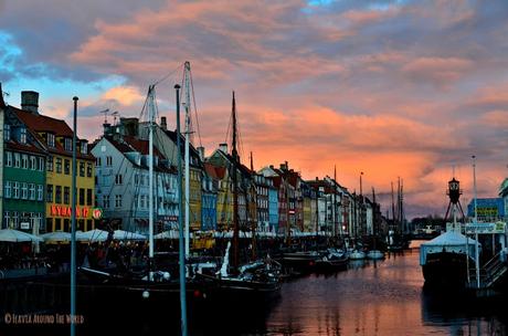 Atardecer en el Nyhavn Atardecer en el Nyhavn