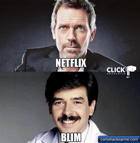 Los memes de Netflix vs. Blim