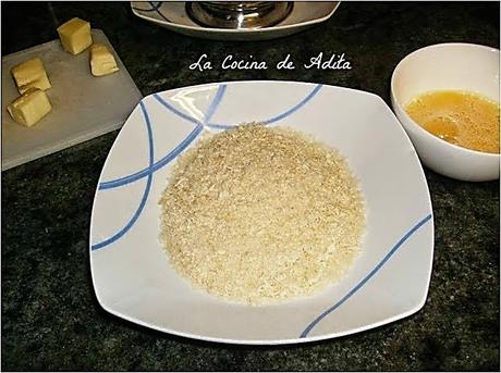 Queso empanado con panko Queso empanado con panko