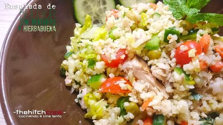 ENSALADA DE BULGUR CON VERDURAS Y HIERBABUENA (Healthy Recipe) ENSALADA DE BULGUR CON VERDURAS Y HIERBABUENA (Healthy Recipe)