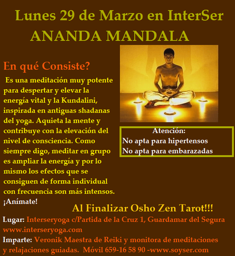 Meditación Ananda Mandala en InterSer