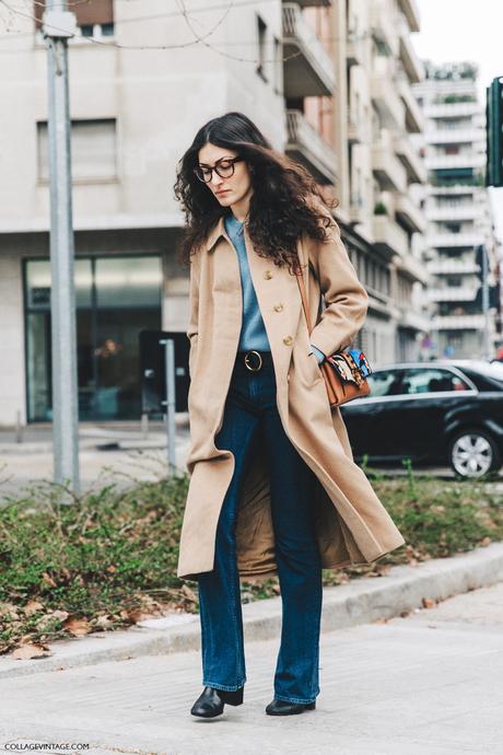 Milan_Fashion_Week_Fall_16-MFW-Street_Style-Collage_Vintage-Giulia_Tordini-Camel_Coat-Flared_Jeans-Paola_Cadematori_Bag-2