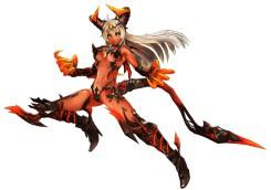 Nights of Azure transformacion Demon Form Nights of Azure transformacion Demon Form